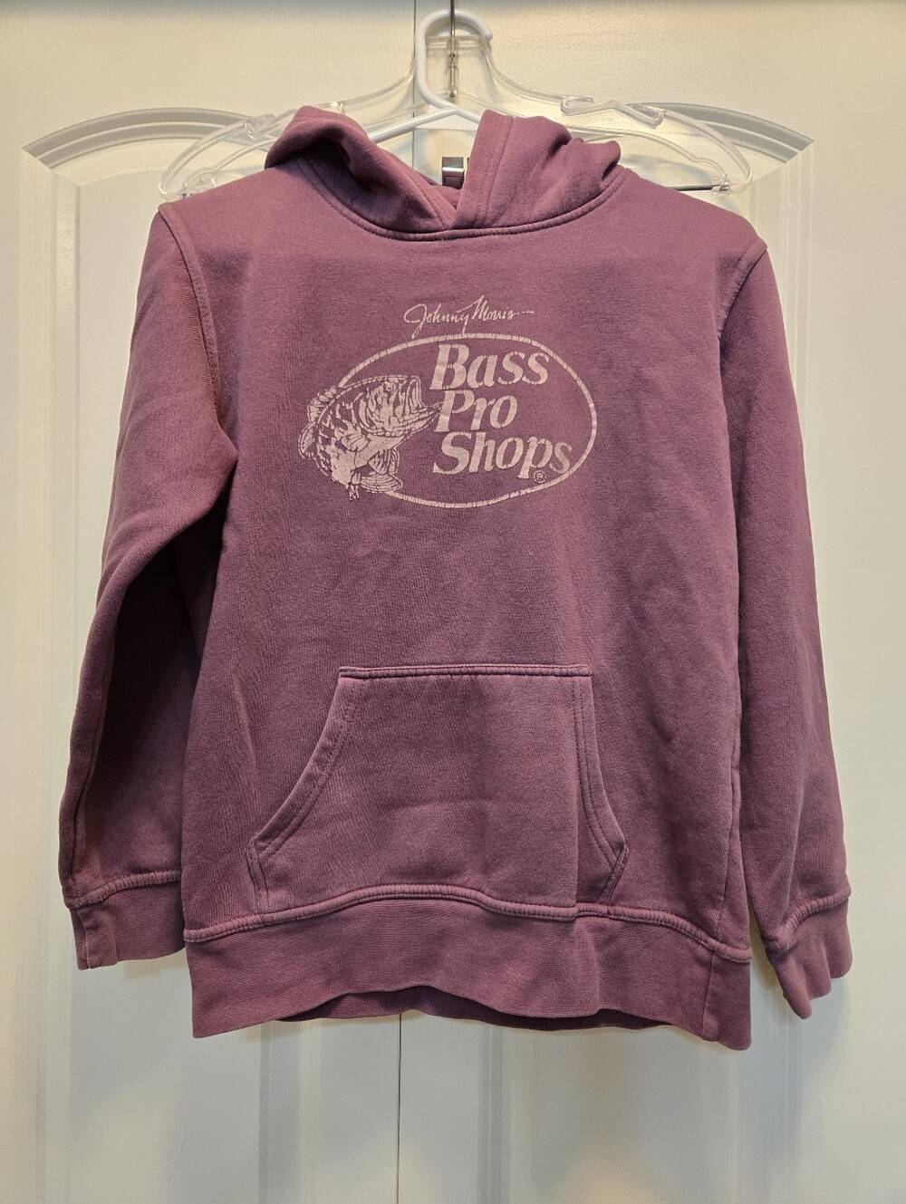 Bass Pro Shop Kid's Plum Hoodie With Pocket In Front